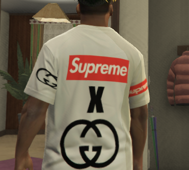 Gucci and Supreme T Shirt
